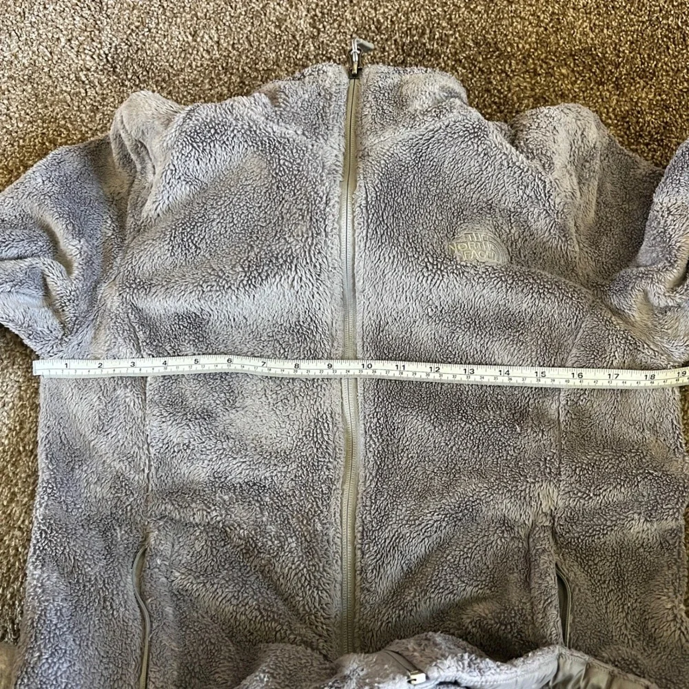 The North Face Fleece Jacket Full‎ Zip Cozy Warm Gray Women's Size Small